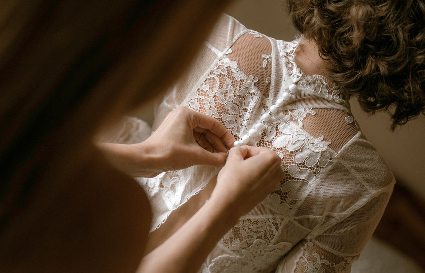 Wedding details lace